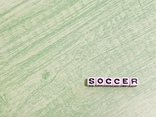 soccerの文字